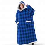 Ypač ilgas dėvimas antklodės džemperis su gobtuvu - Didelio dydžio &scaron;iltas puloveris poilsiui Length 1.5m with 1.8m hood