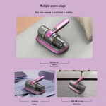 Galingas dulkių siurblys nuo erkučių su UV sterilizatoriumi ir dviejų konteinerių sistema Upgraded with 10 Dust Mesh
