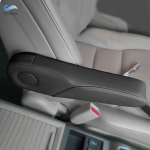 Sėdynės porankio dangtelis, skirtas Honda CRV 2007 2008 2009 Juoda mikropluo&scaron;to oda de&scaron;inė ir kairysis automobilio &scaron;oninės sėdynės porankio rankenos dangtelis