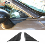 JeCar ABS priekinio lango stiklo trikampio plok&scaron;tės apdailos dangtelio apdaila, skirta Dodge Challenger 2009 iki automobilio i&scaron;orės Carbon fiber