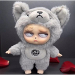 Insomnia Granpipi serijos aklas dėžutės žaislas 100% originalus anime veiksmo lėlės vinilinės mielos rankinės pakabukas stalo dekoras kolekcinis daiktas gray