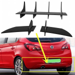 2015-2017 Opel Corsa Galinio spoilerio aksesuaras juoda