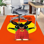 1 vnt. Bing Didelė, Didelė Bing Knyga! Ypač didelis neslystantis grindų kilimas, biurui, &scaron;eimai, miegamajam, studijai, didelio ploto kilimas, vidaus kilimai 80cm by 120cm black