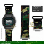 Sportinis Nailoninis Laikrodžio Dirželis Vyrams Casio G-shock GM-5600 Dw5600 gw-m5610 Gw-b5600 GA2100 GM2100 Drobės Laikrodžio Juosta Metalinis Adapteris 16mm