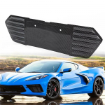 Galinės numerio lentelės rėmelis anglies pluo&scaron;to i&scaron;vaizdos Corvette C8 2020-2023