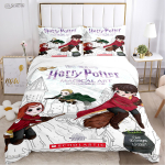 Harry Potter Porai Visų Sezonų Antklodės Užvalkalas Su Užpildu Lovos Patalynės Rinkinys Mink&scaron;tas Antklodės Užvalkalas ir Pagalvės Užvalkalai Paaugliams Viengulis/Dvigulis/Karalienės Dydis/Karali&scaron;kasis Dydis 135x200cm