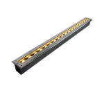 Lauko vandeniui atspari RGB LED į žemę montuojama juosta