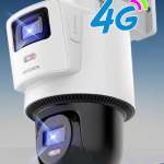 Hikvision 8MP dviejų objektyvų 4G PTZ apsaugos kamera su naktiniu matymu CN ki&scaron;tukas (adapteris įtrauktas)