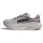 HOKA ONE ONE Bondi 8 Running Shoes Men's Low top Gray/Gray 1123202-SHMS() 44 gray