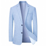 Vyri&scaron;ki Kostiumai Bleizeriai Striukės Verslo laisvalaikio kostiumai Dizainerių paltai Ploni formali apranga Slim Fit Blazers Striukės L chaki
