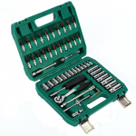 Buitinių automobilių AUTO remonto įrankių rinkinys Įrankių dėžė Sandėliavimo Dėklas Veržliaraktis Atsuktuvas Rankiniai įrankiai 53 Pcs(24 teeth) žalia