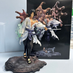Naruto Sasuke Uchiha Geležinės uždangos &scaron;aukimo serija vietoje anime figūrėlės Įnirtinga poza Traukti kardą Demonas gali Judėti PVC žaislai Dovana