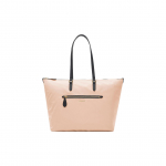 Burberry Didelė nailoninė rankinė-tote, smėlio spalvos, juodos odinės rankenos, užtrauktuko ki&scaron;enė, peties rankinė moterims, kasdieniam ne&scaron;iojimui, į darbą, kelionėms 81112661 Basic Set (Bag+Dust Bag)