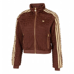 adidas Originals moteri&scaron;kas tekstūruotas sportinis džemperis rudas KS2871 L brown