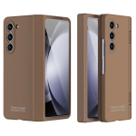 Originaliam lanksto kampo dėklui, skirtam Samsung Galaxy Z Fold 7 6 5, skysto silikono &scaron;arvuotas smūgiams atsparus 360&deg; viso ekrano apsauginis dangtelis Fold7 For Galaxy Z Fold 6&case only(no pen) gray