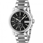 Gucci G-Chrono YA101204 Kvarcinis Vyri&scaron;kas Laikrodis 44mm sidabras