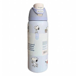 Owala Snoopy 24oz/32oz Mėlynas nerūdijančio plieno izoliuotas vandens butelis Su atverčiamu dangteliu G 24oz