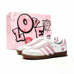 Adidas Originals SAMBA OG Mylimoji dėžutė įtraukta Atsparus dilimui Žemi Unisex sportbačiai Vokietijos armijos Rožiniai B75806(team2054-) 37⅓