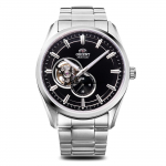 ORIENT Automatinis laikrodis &Scaron;iuolaikinis Mechaninis Automatinis Atviras &Scaron;irdies Dangtelis Juodas Garantija [ORIENT] Pusiau Skaidrus RN-AR0001B Vyri&scaron;kas (Namų gamintojo juoda