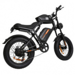 FXH-002 45KM/H Elektrinis dviratis 500W48V15.6Ah Stori ratai Suaugusiems Visureigis Kalnų Elektrinis dviratis FXH-002 500W48V15.6Ah-BK-YY