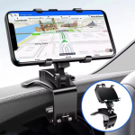 Universalus automobilio telefono laikiklis stovas prietaisų skydelio automobilio spaustuko laikiklis GPS ekrano laikiklis automobilio mobiliojo telefono laikiklis skirtas iPhone Samsung Xiaomi