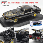 Maisto 1:18 1978 m. Pontiac Firebird Trans Am Sport Coupe automobilio lydinio modelis Klasikinio automobilio dekoracija Kolekcija dovanų dėžutės pakuotė