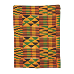 Afrikos ra&scaron;tas Autenti&scaron;kas Kente audinio ra&scaron;tas Afrikos Ganos dizainas Antklodė Mink&scaron;ta &scaron;ilta flanelinė pledinė antklodė Lovos/sofos užvalkalas 75x100cm (30x40inch) orange