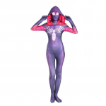 Klasikinis moteri&scaron;kas Žmogaus-voro Zentai Cosplay kostiumas &ndash; prigludęs pilno kūno kombinezonas su kauke, Helovino ir scenos pasirodymams XL pink