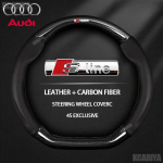 NAUJA neslystanti anglies pluo&scaron;to ir odos vairo apdaila automobiliams B A3 A4 A5 A6 A7 A8 Q1 Q2 Q3 Q5 Q7 Q8 S3 S4 S5 S6 RS3 RS4 RS5