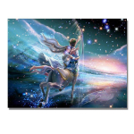 5d &bdquo;pasidaryk pats&ldquo; deimantinis paveikslas 12 Zodiako deimantų siuvinėjimo žvaigždynų žvaigždėtas peizažas Siuvinėjimas kryželiu 20X30CM
