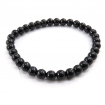 Les Tr&eacute;sors De Lily [J7558] - Bracelet 'Perla' noir 6 mm