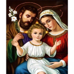 Deimantinis siuvinėjimas Religija &Scaron;eimos rankų darbo 5D &bdquo;pasidaryk pats&ldquo; deimantų tapyba kryželiu dekoro dovana 20X30CM