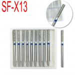 10 vnt Dental Diamond FG didelės spartos kapos, skirtos dantims poliruoti, 1,6 mm SF-X13 odontologijos medžiagos