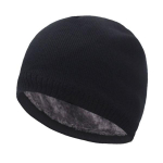 Vyri&scaron;kos žieminės kepurės moterims Beanies Megztos kepuraitės Skullies Brymless Cap Gorras Bonnet Sport Vyri&scaron;kas Beanie &Scaron;iltas Storas Žieminės kepurė 54-60CM juoda