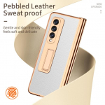 Visi&scaron;kai apsaugotas matinis odinis dėklas, skirtas Samsung Galaxy Z Fold4 5g sulankstomas 4 sulankstomas 3 sulankstomas 2 sulankstomas 3 2 grūdinto stiklo Coque dėklai