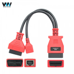 OBD kabelis, skirtas BMW F serijos eterneto kabelio programavimo darbui su Autel MS908 PRO OBDII 16 PIN RJ45 automobilio diagnostikos kabeliu