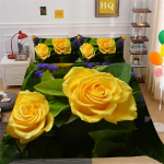 3D gėlių ra&scaron;tas namų patalynės rinkinys Gėlių antklodės užvalkalas ir pagalvės užvalkalas patalynės komplektas AU/ES/US viso dydžio namų dekoravimas