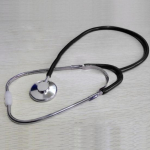60 cm viengubas EMT stetoskopas, gydytojas medicinos seselei padedantis veterinarijos medicinos monitoriaus įrankis juoda