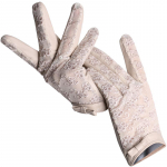 Nėrinės odinės pir&scaron;tinės Juodos trumpos avikailio pir&scaron;tinės