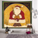 Namų dekoras Kalėdų Senelis Elnias Gobelenas Sienų dekoras Fonas Kalėdų kolekcija Sienų užuolaidos Sienų pakabos tape&ccedil;aria de natal 100x75cm