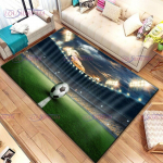 3D futbolo futbolo paveikslėlių kilimėlis Lfutbolo lauko spausdinimo kilimėliai miegamajam Svetainės kilimėlis Namų įėjimo durų kilimėlis Vaikų kambario kilimėlis 80cm x 120cm