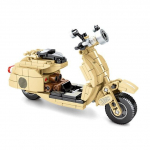 Motociklas Vaiki&scaron;kas galvosūkis Statybinės kaladėlės Montavimo kaladėlės Žaislų modelis berniukams ir mergaitėms Dovana 701104 BE DĖŽĖS