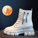 Užsisakykite didesnį dydį Martin Boots Moteri&scaron;ki batai Wild Plus Velvet Rudens ir žiemos sniego medvilniniai batai storapadžiai trumpi batai