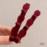Flocked kirpčiukai plaukų segtukas galvos apdangalas Ducksnap Hair Clews Barrettes Vintažinis plaukų segtukas 1