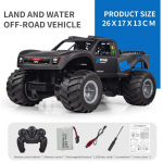 Nauji Rc automobiliai 2,4 G amfibija, didelės spartos bekelėje dreifuojantys radijo bangomis valdomi nuotolinio valdymo pultai Automobiliai Rc sunkvežimiai vaikams žaislai berniukų dovana