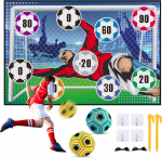 Futbolo kamuolio žaidimų kilimėlių rinkinys, futbolo kamuolio uždarymo vakarėlio žaidimas, sportiniai žaislai ir dovanos vaikams, berniukams, mergaitėms ir &scaron;eimai (Žaislinis futbolo kamuolys) two ball