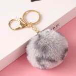 Furry Leopard Keychain Raktų pakabukai Laikiklis &Scaron;irdelės formos pakabukai Dekoruoti aksesuarai