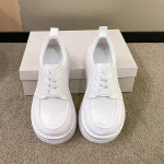 Laisvalaikio sportbačiai moterims, PU suvarstomi auk&scaron;takulniai, apvalūs moteri&scaron;ki batai plok&scaron;čia platforma, vulkanizuojantys didelio dydžio batai