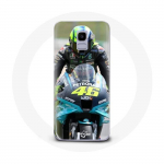 Coque pour Samsung Galaxy A6 2018 Valentino Rossi Pilote de course moto 46