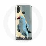 Coque pour Huawei P20 Lite Perruches perroquets Bleu mėlyna